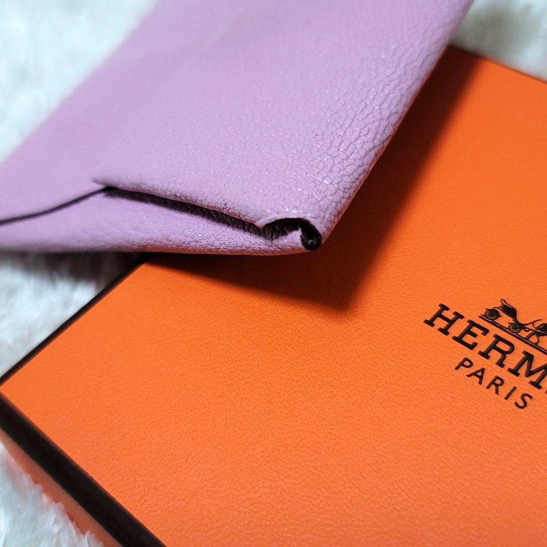 美品 エルメス バスティア モーブシルベストル ピンク系 付属品付き