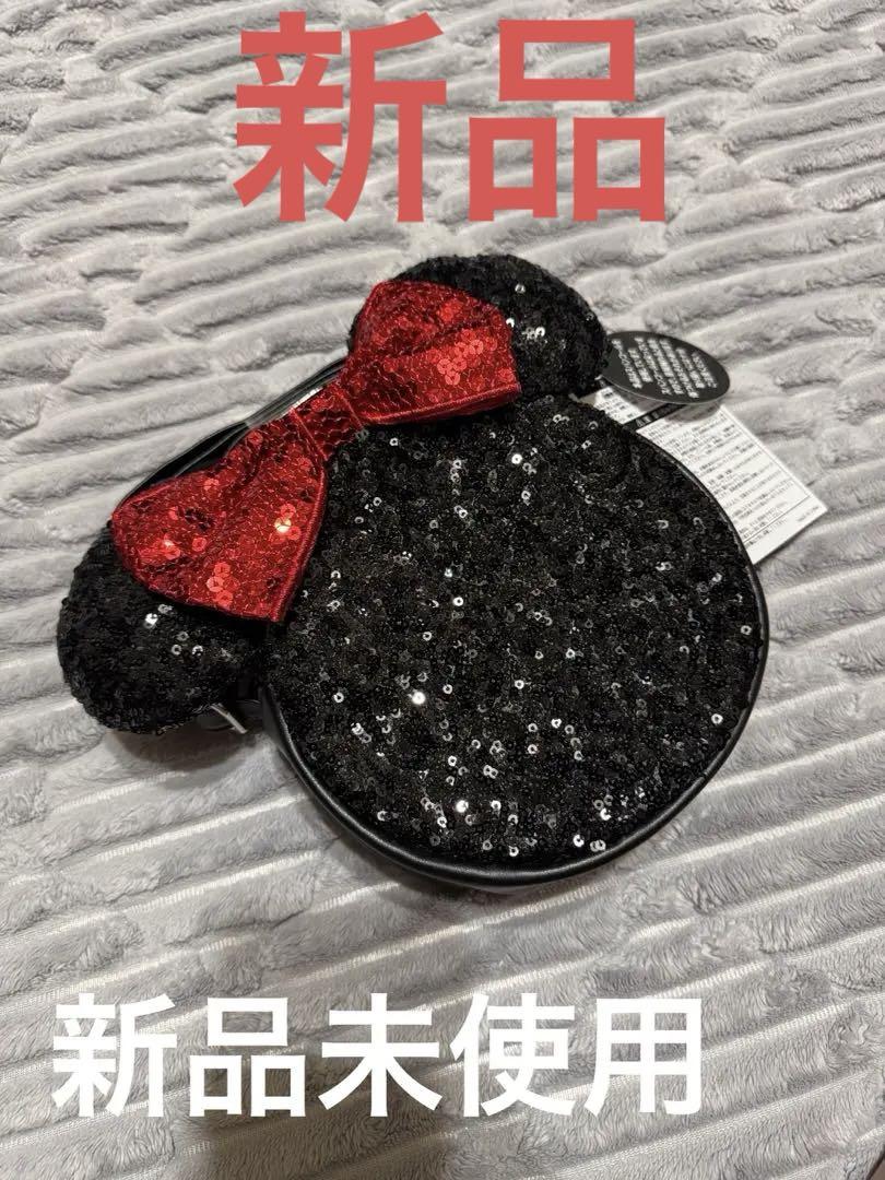 ミニー　スパンコールショルダーバッグ