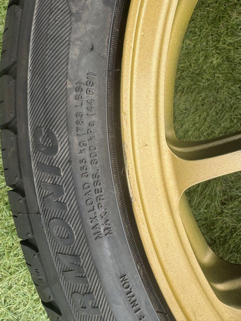 15インチ ホイール ABACHRO タイヤ　165/50r15 4本セット