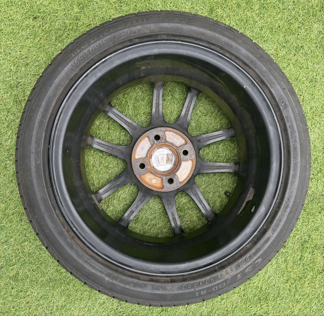 15インチ ホイール ABACHRO タイヤ　165/50r15 4本セット