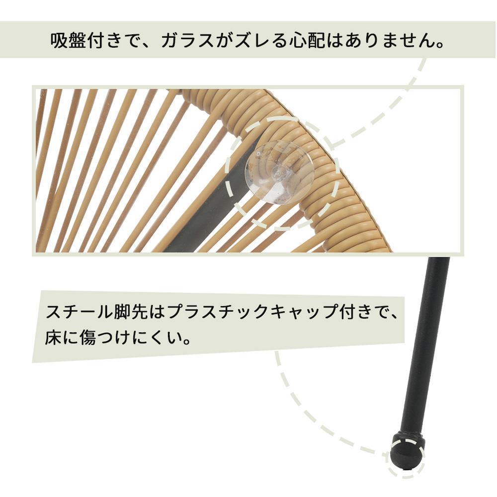 グレーガーデンファニチャー テーブル 3点セット2脚 ガーデンチェア