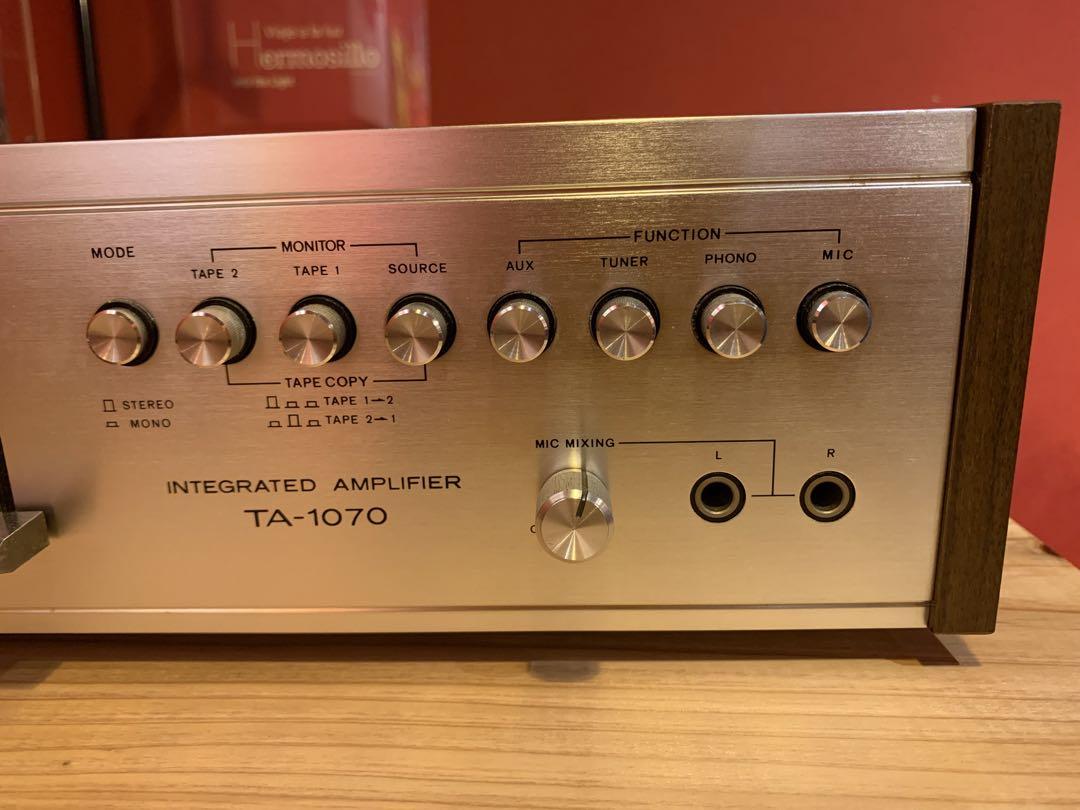SONY TA-1070 1975年式 ヴィンテージ プリメインアンプ