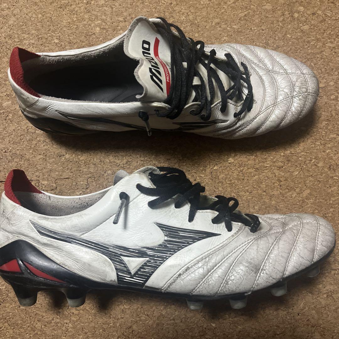 Mizuno Morelia NEO4スパイクシューズ ホワイト/レッド