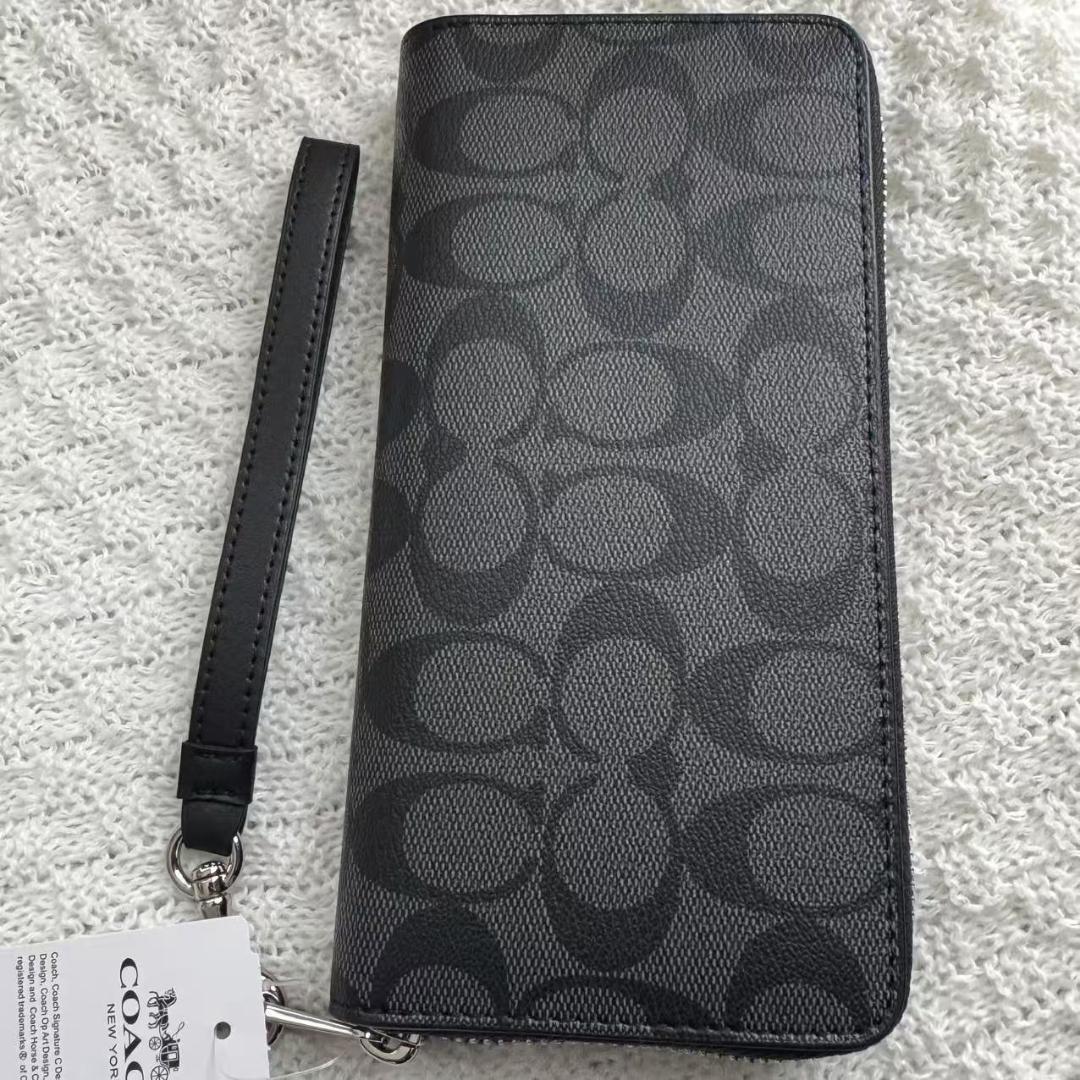 新品 COACH 長財布 C4452 ロング ジップアラウンド ウォレット