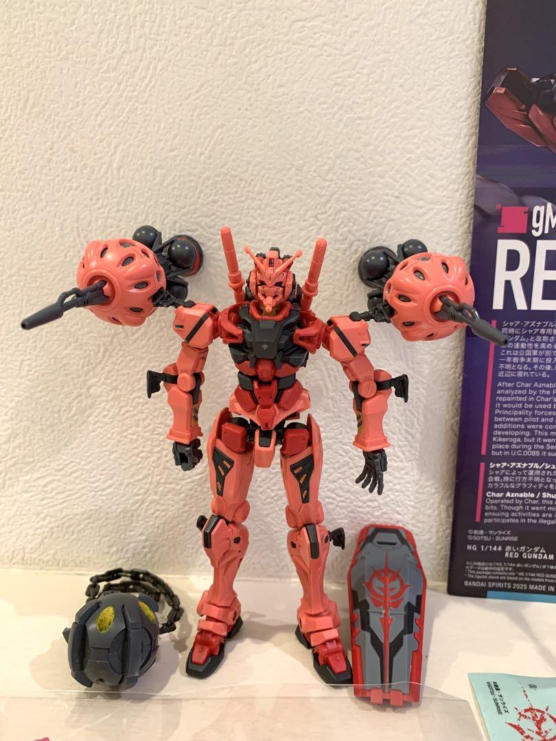 組立済 HG 1/144 機動戦士Gundam GQuuuuuuX 赤いガンダム