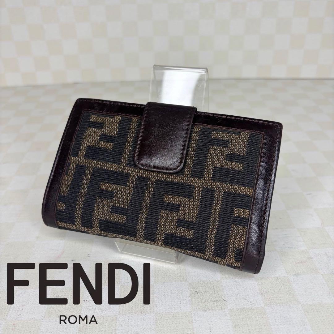 安価 フェンディ FENDI 極美品 財布 メルカリ - M55 がま口 二つ折り 小物