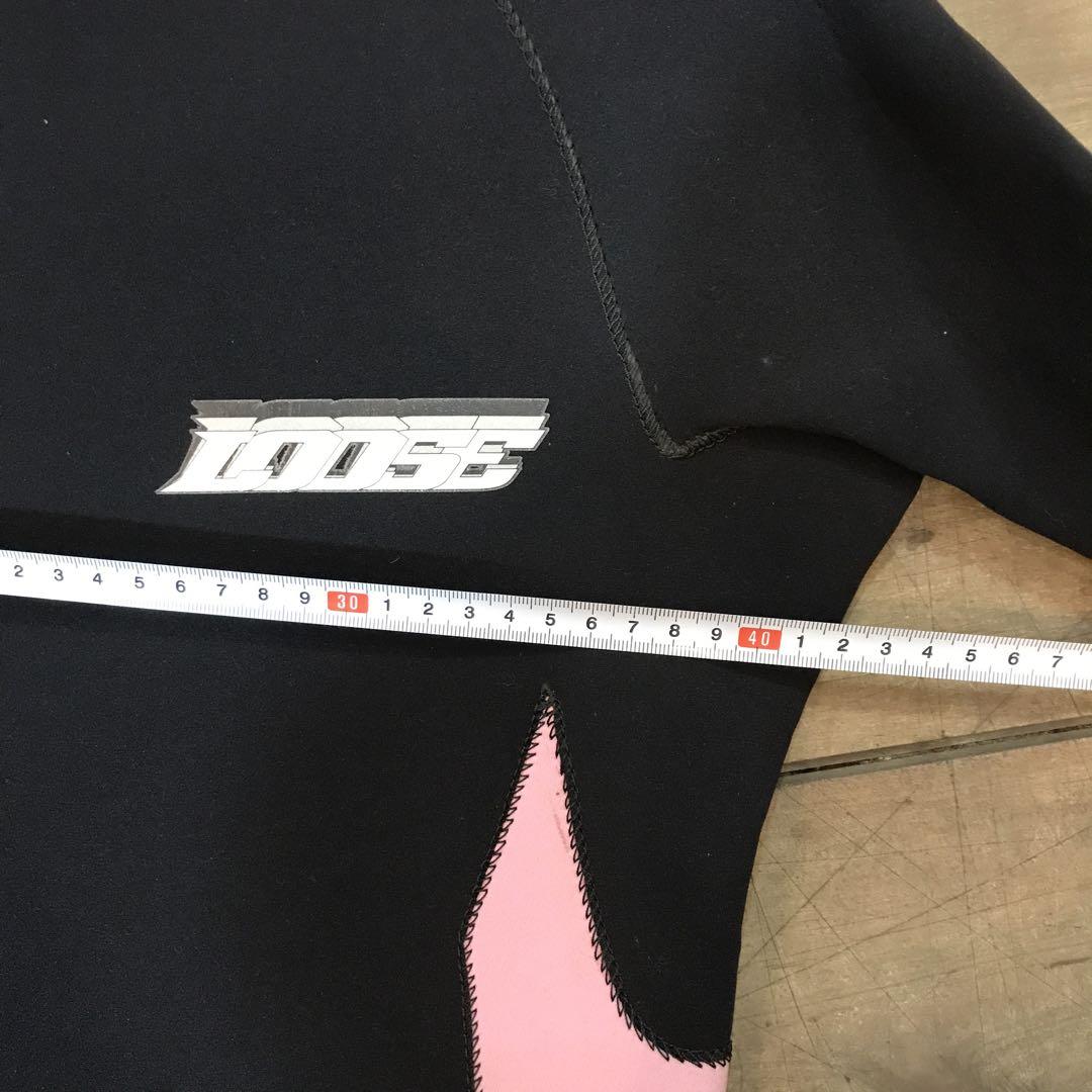 LOOSE タッパー Mサイズ 黒/ピンク日本製ウェットスーツ