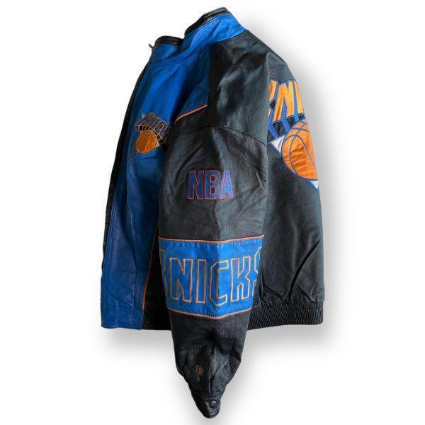 90's 希少 New York Knicks ニックス レザージャケット 90's 希少 New York Knicks ニックス レザージャケット