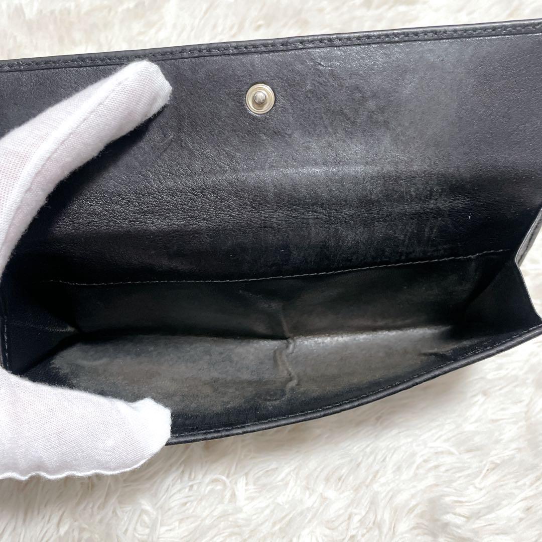 GUCCI 長財布　GG プリンシーライン　グッチシマ　リボン　レザー