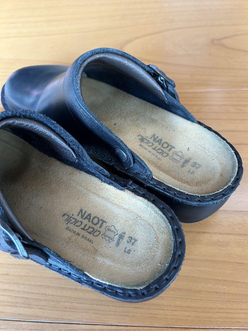 美品　NAOTO アイリス　ブラック　サボ　37