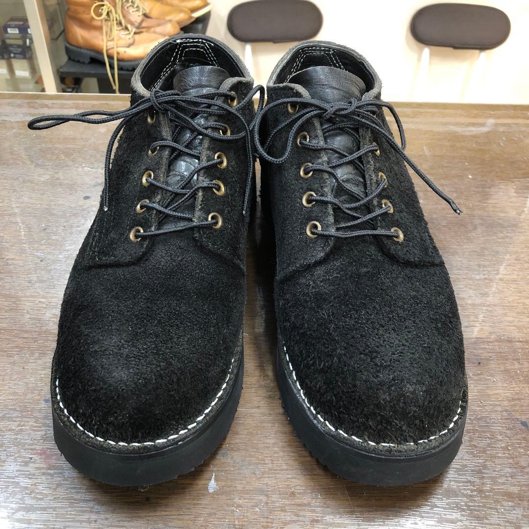ハソーン オックスフォード 10E 新品ソール スエードブラック ハソーン オックスフォード 10E 新品ソール スエードブラック