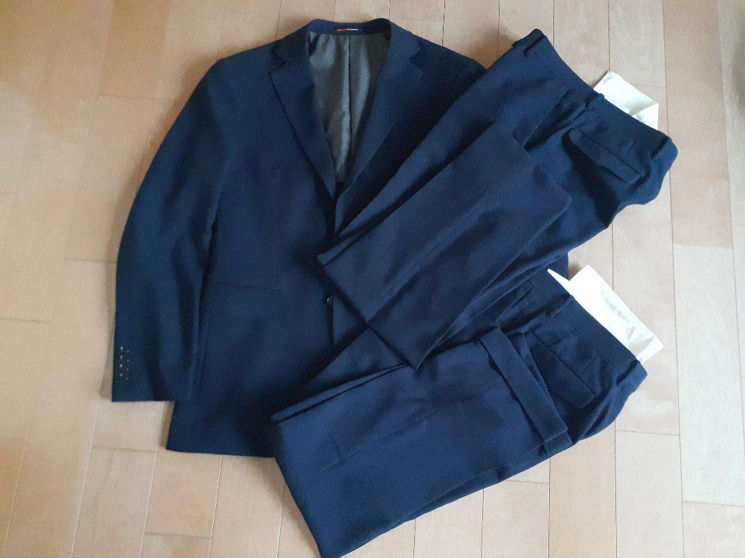 ORIHICA オリヒカ ２パンツ セットアップ スーツ ネイビー アオキ