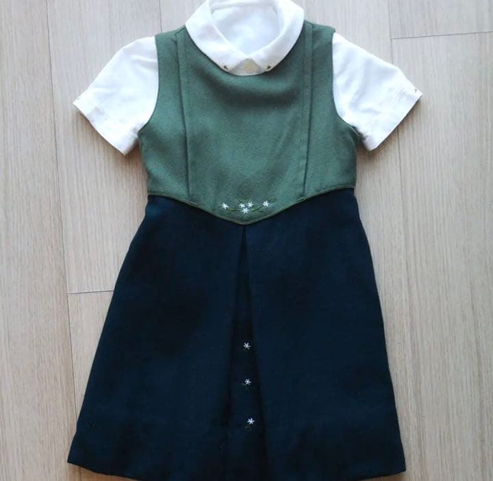 メルカリ Kabu 小学校受験 ワンピース110 難関合格縁起服 フォーマル ドレス 14 500 中古や未使用のフリマ