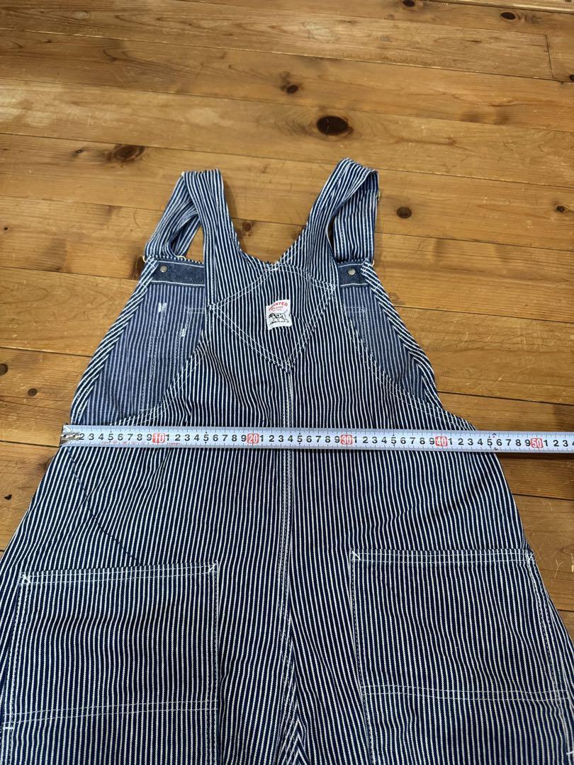 POINTER オーバーオール W36 L32 ヒッコリー 美品