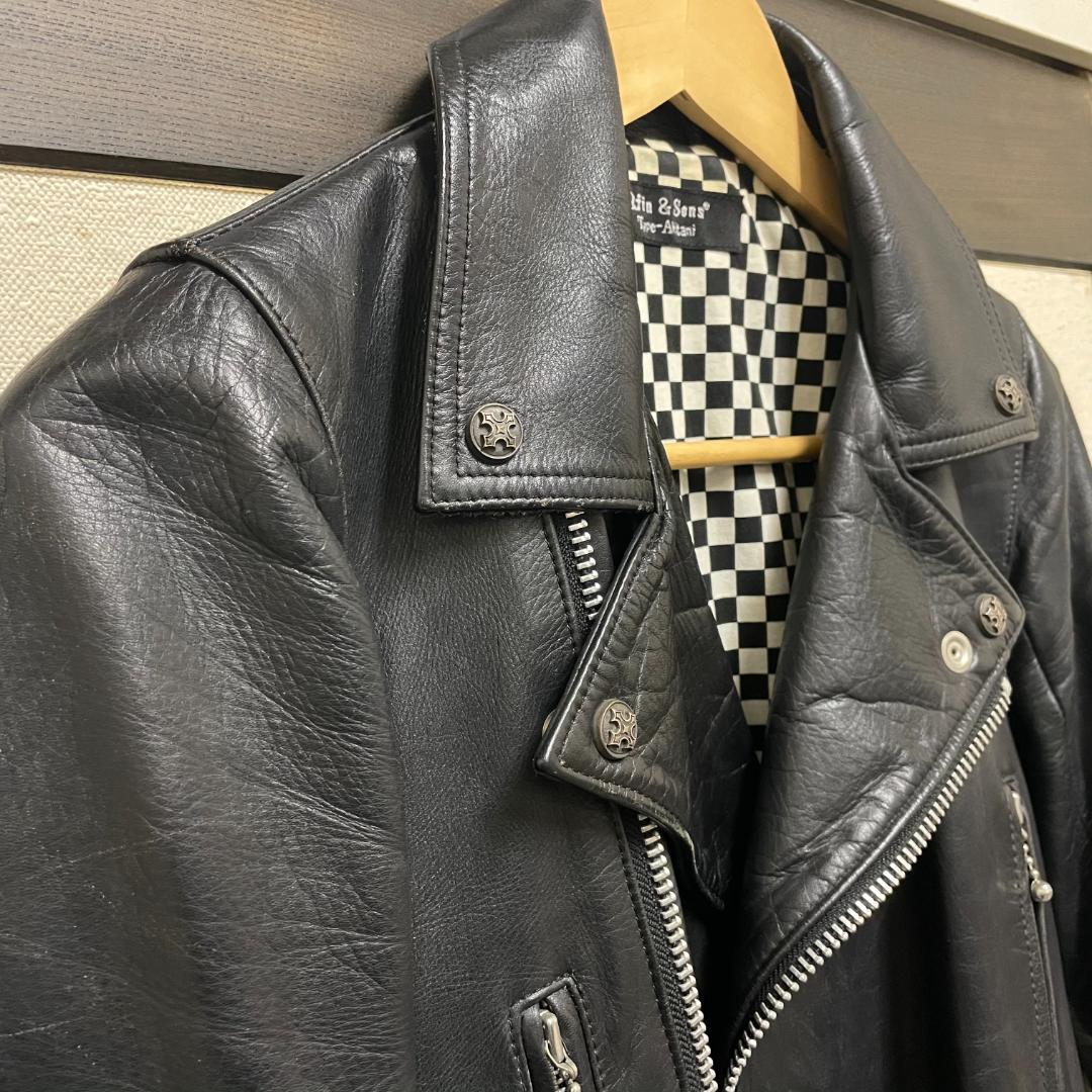 Win&Sons Type-Akitani レザー ダブルライダースジャケット1 Win&Sons Type-Akitani レザー ダブルライダースジャケット1