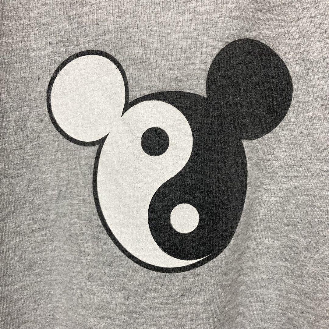 希少 DISNEY 陰陽 Tシャツ USA製 ミッキー ミッキーマウス