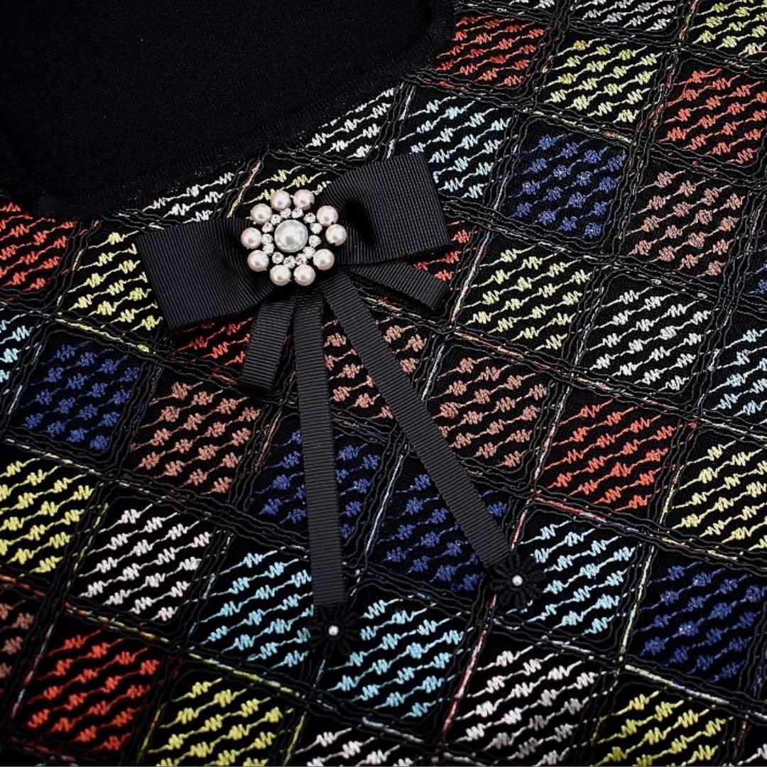 新品⭐︎スーパービューティー42オーガンジー刺繍ボレロ&ノースリーブのアンサンブル