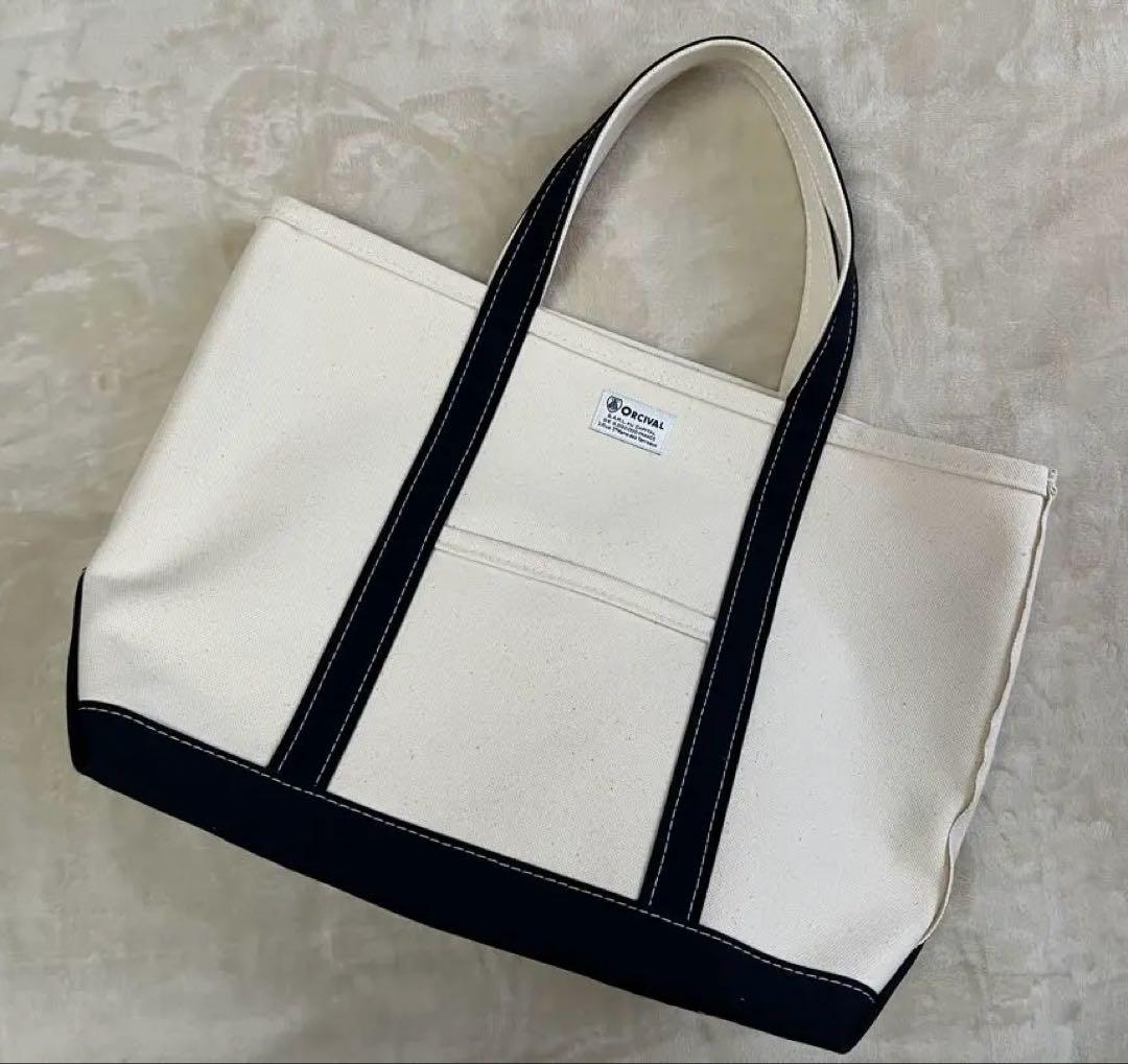 ORCIVAL × BEAMS トートバッグ Lサイズ 40周年 ネイビー
