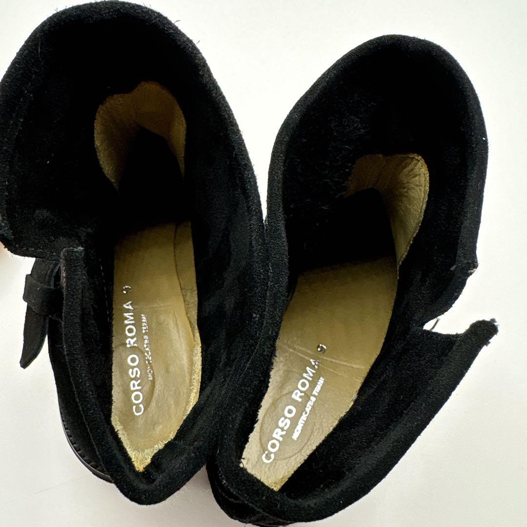 コルソローマノーヴェ ベルトショートブーツ