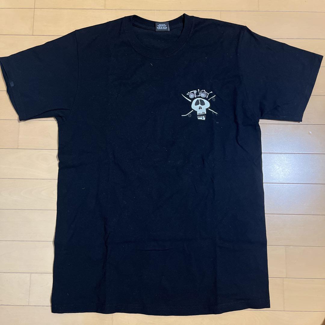 Stussy スカルデザイン Tシャツ Mサイズ ブラック