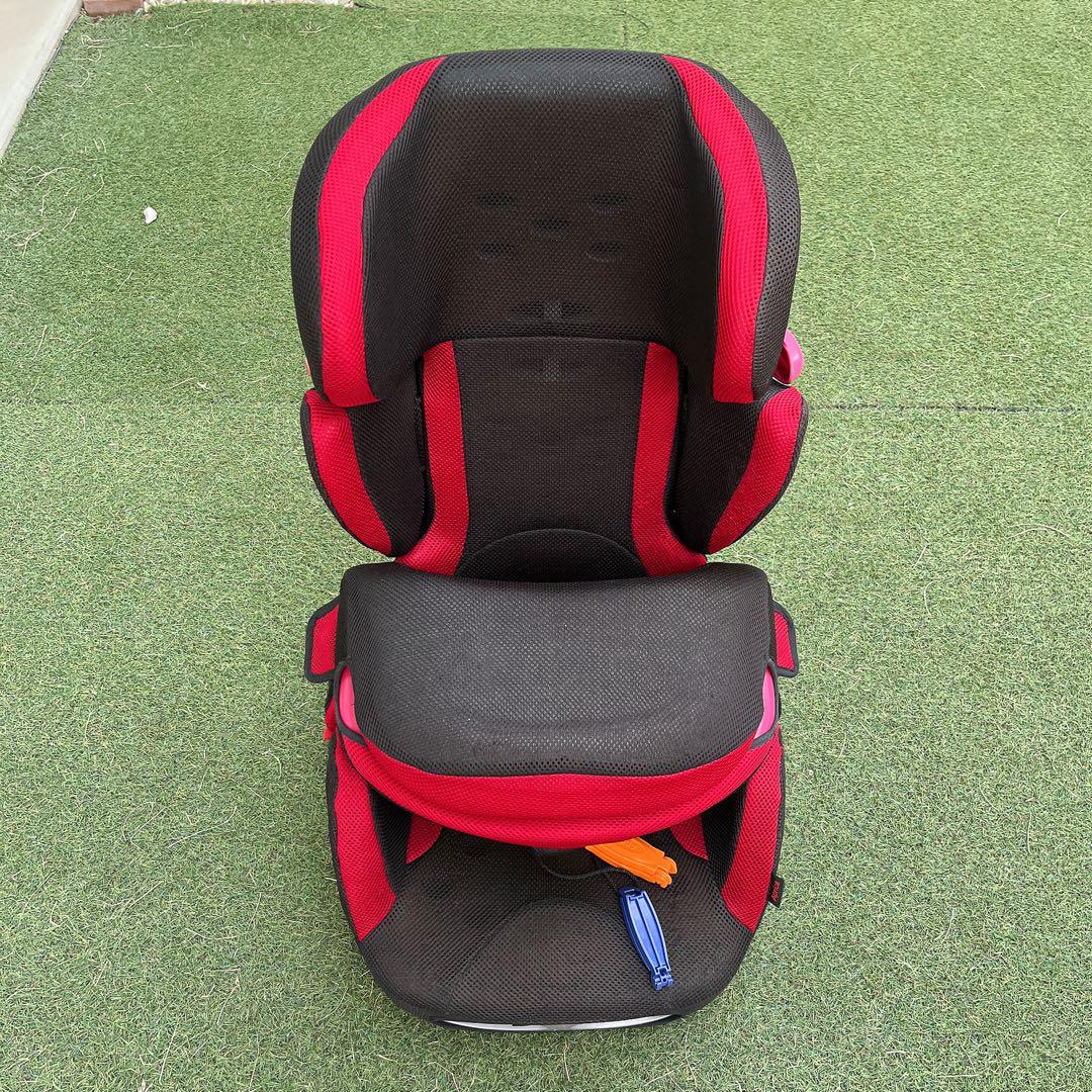 Aprica チャイルドシート ユーロジュニアインパクト ブラック＆レッド