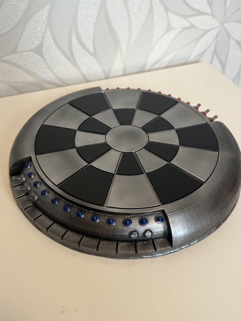 スターウォーズ　デジャリックホロチェス用テーブル　ガチャサイズ　3 ホロチェスガチャ専用台座の制作行程をまとめてみた話 | モノ