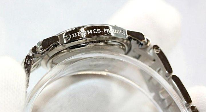 新品同様　HERMES　CL4.210　WhiteDial　エルメス　クリッパー