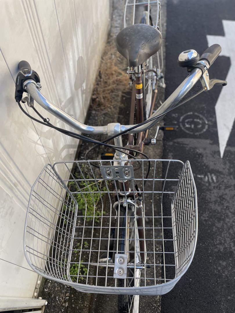 ⭐︎【ジャンク】⭐︎シティ自転車26センチ6ギア付き　両輪パンクタイヤ交換必須