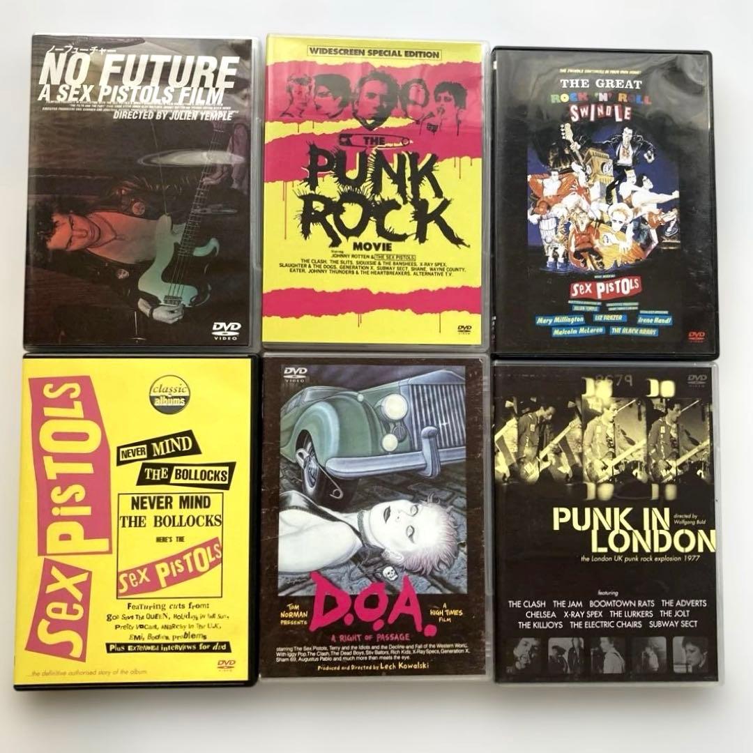 パンク DVD 18枚 sex pistols the clash パンク DVD 18枚 sex pistols the clash