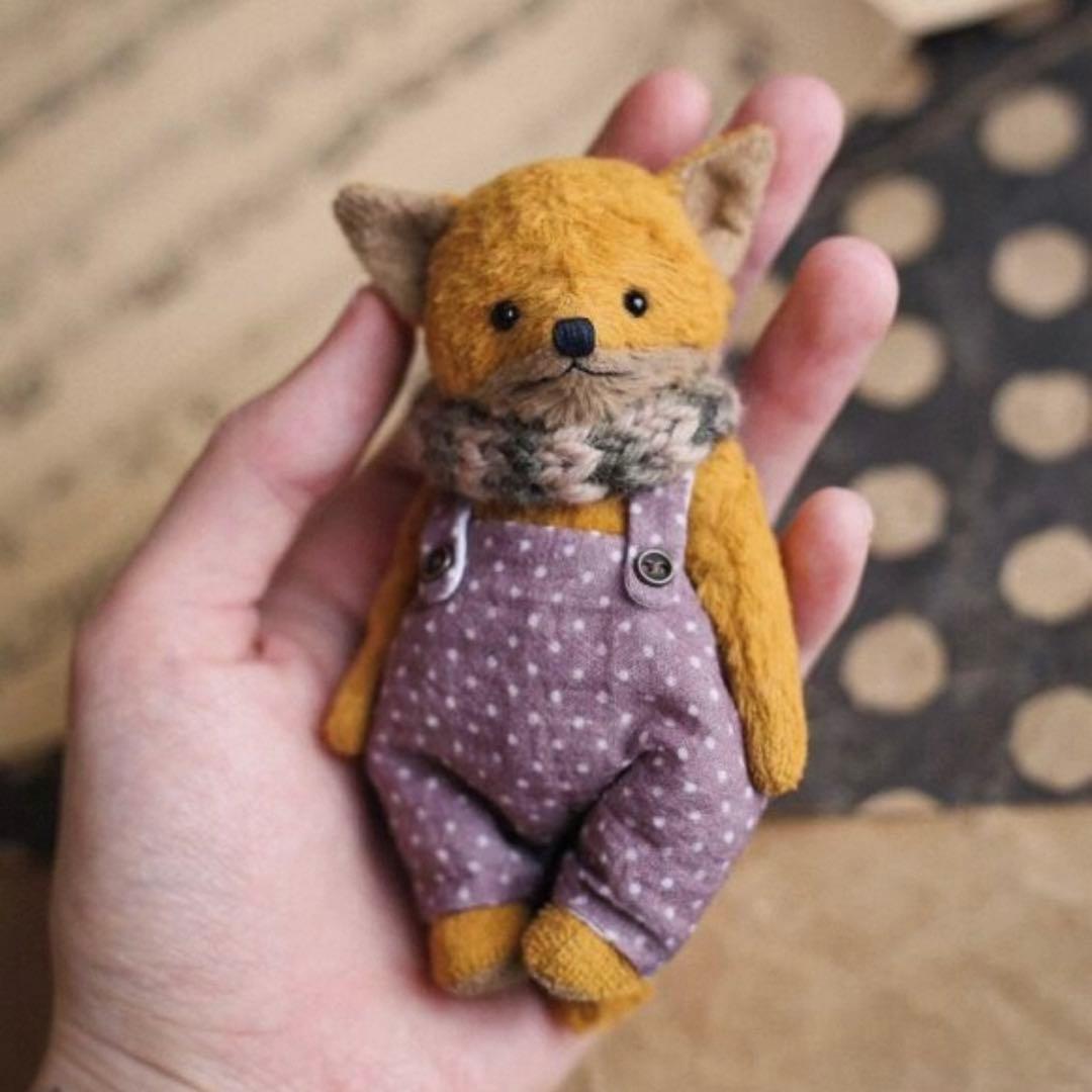 リトルフォックス アーティストベア ロシア キツネ 海外作家様 ハンドメイド リトルフォックス アーティストベア ロシア キツネ 海外作家様 ハンドメイド