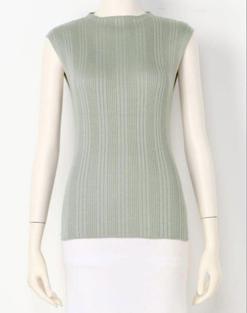 Fray ID♡シルク混リブカットソー美品
