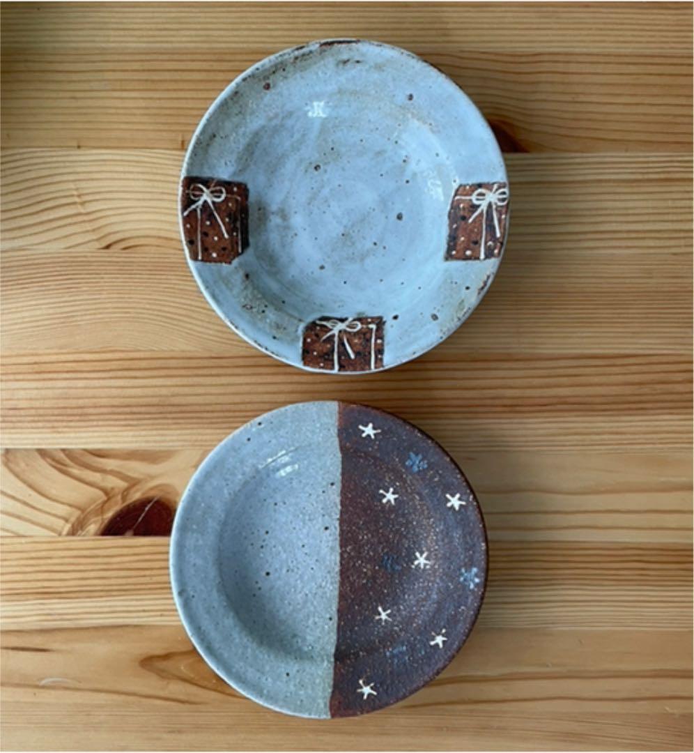 岡崎順子 お皿 プレート セット 未使用 岡崎順子 ボウル プレート 浅鉢