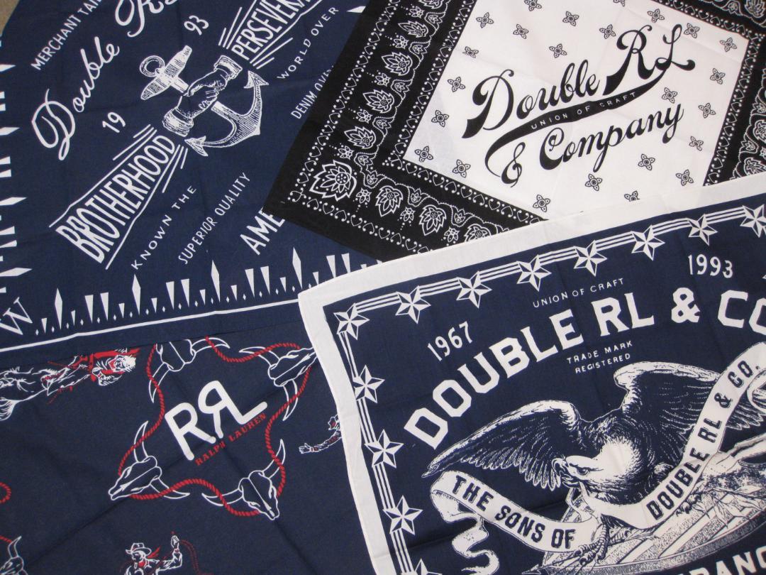 新品未使用 RRL ダブルアールエル バンダナ 4枚セット