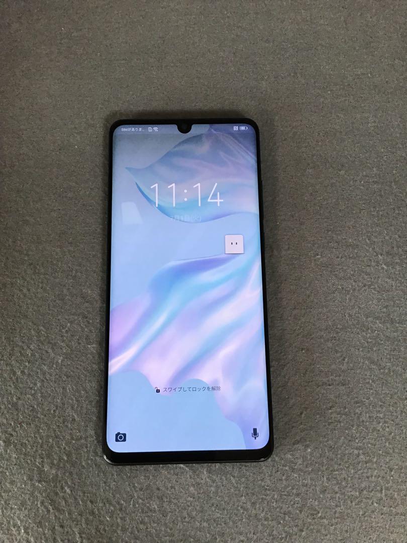 美品　国内版　SIMフリー　HUAWEI P30 Pro 128GB ブラック色