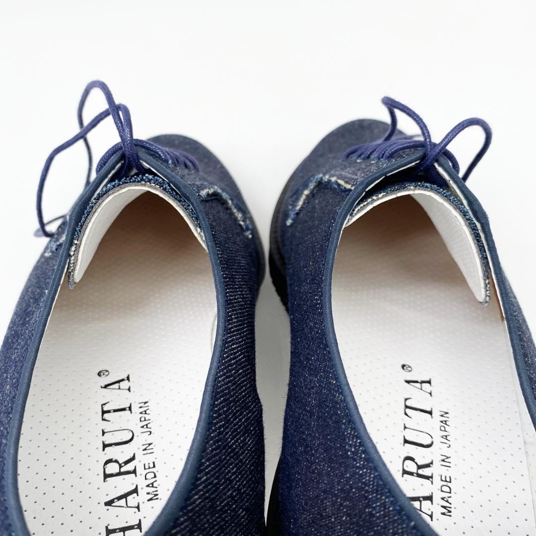 スマートスクラブス 【未使用】HARUTA ハルタ プレーントゥ 26 デニム