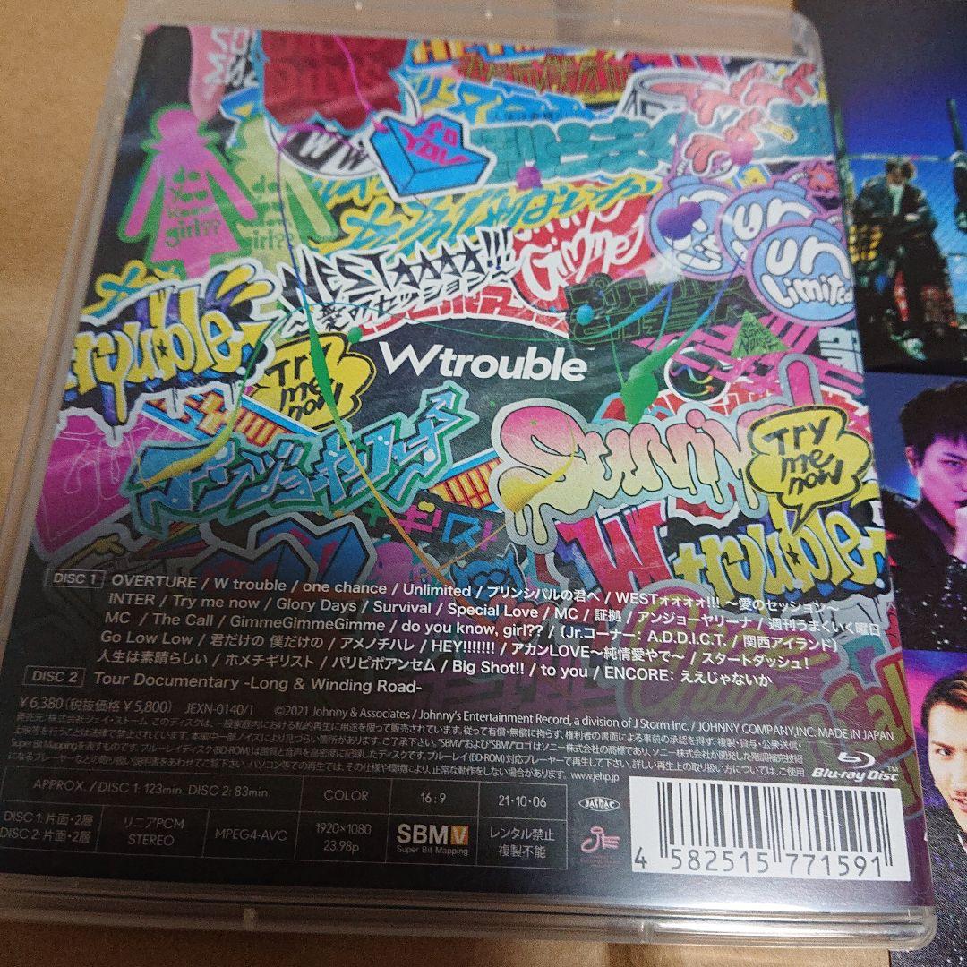 WESTライブDVD W troble Blu-ray Disc 楽天市場】ジャニーズwest wtrouble blu-rayの通販