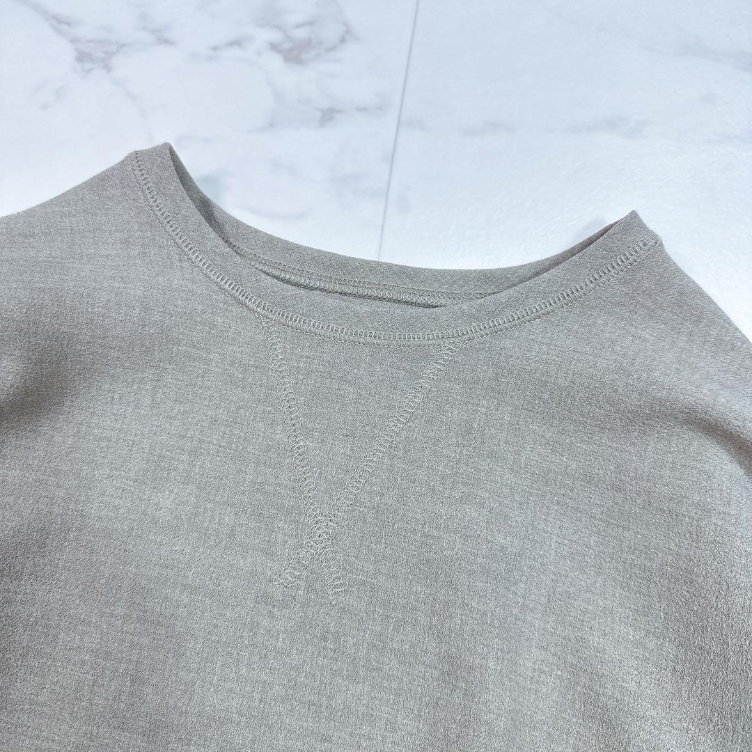 Whim Gazette ウィムガゼット Vガゼットプルオーバー　ベージュ