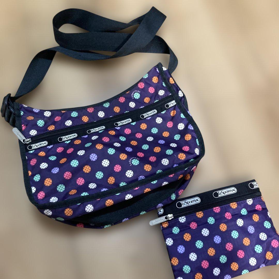 LeSportsac - LESPORTSAC ショルダーバッグ ポーチ セット 花の