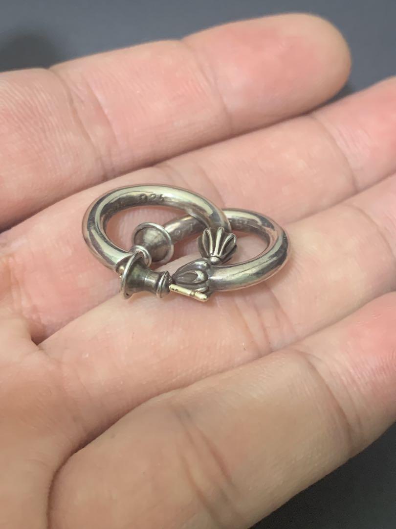 クロムハーツ HOOP PLAIN プレーン フープピアス セット
