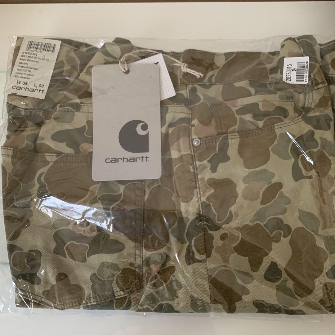 新品未使用 Carhartt カーハートショート ハーフ パンツW34