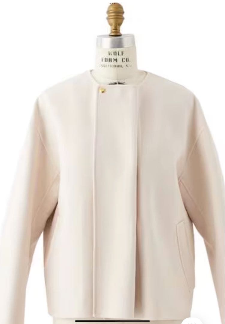 ドゥロワー ウールメルトンリバージャケット 38 drawerM Drawer