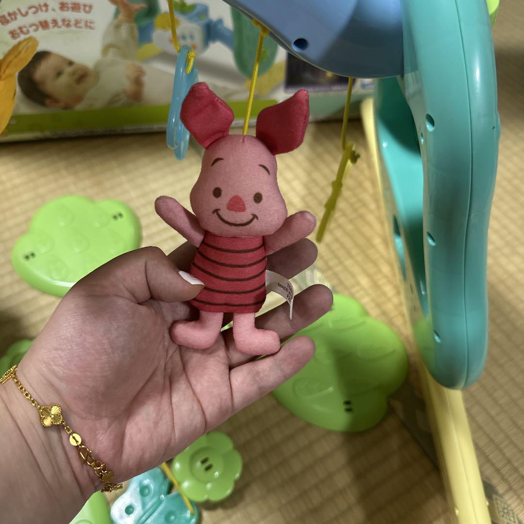 欠品なし プーメリー くまのプーさん えらべる回転6WAYジムに