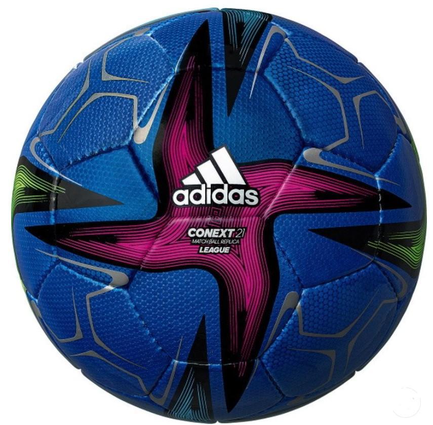 美品】 @アディダス サッカーボールコネクト21 リーグ 4号 検定球