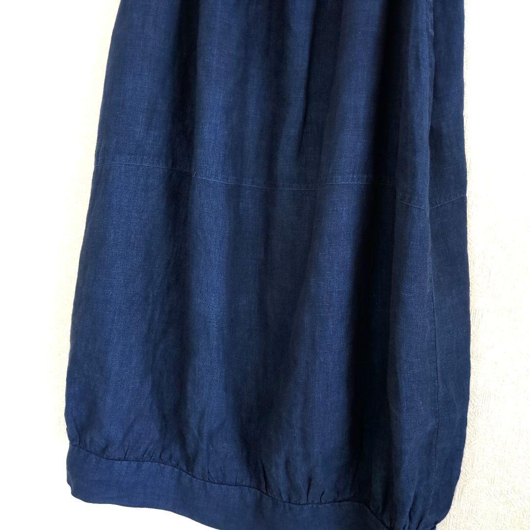 高城染工場 blue in green リネン100% バルーンスカート - メルカリ