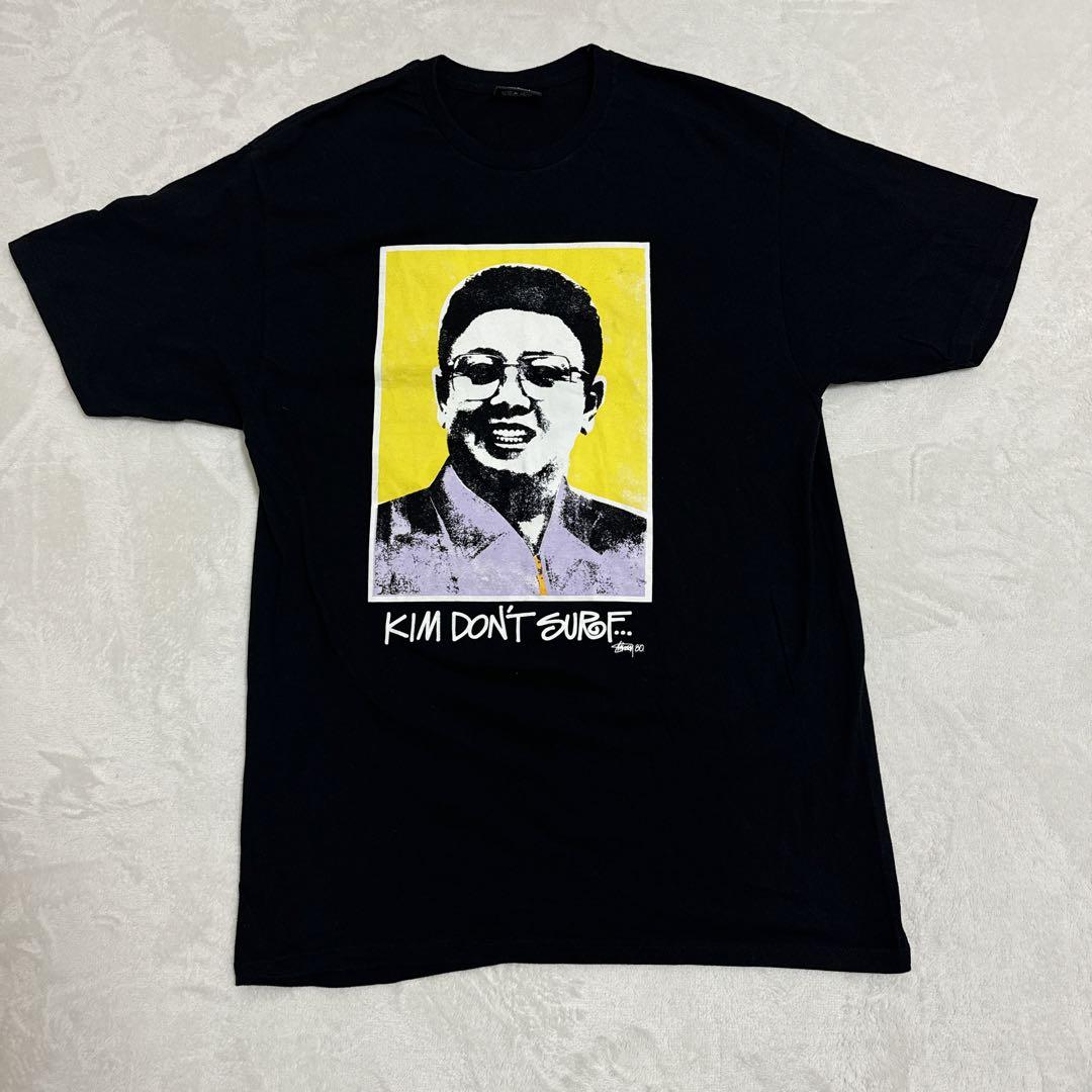 【美品】　日本未発売　stussy Kim Don't Surf Tシャツ金正日
