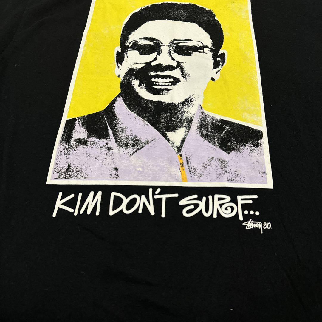 【美品】　日本未発売　stussy Kim Don't Surf Tシャツ金正日