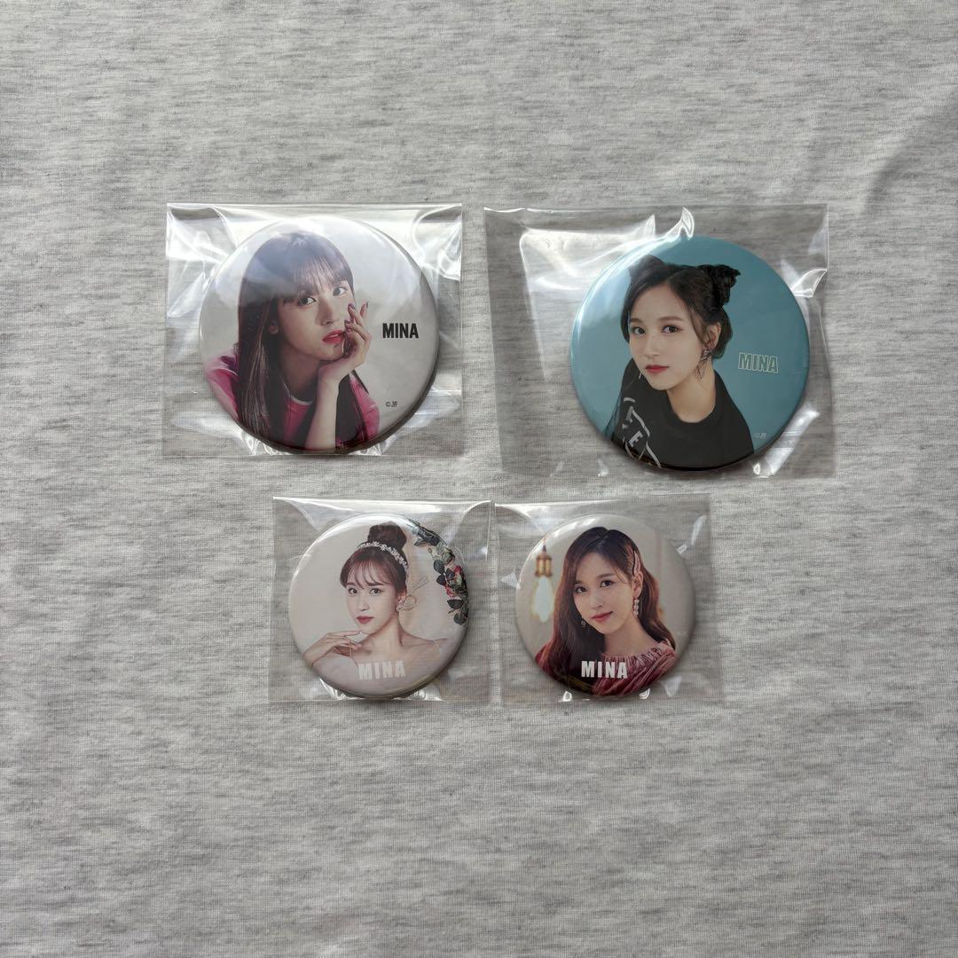 TWICE ミナ 缶バッジ 4個セット - メルカリ