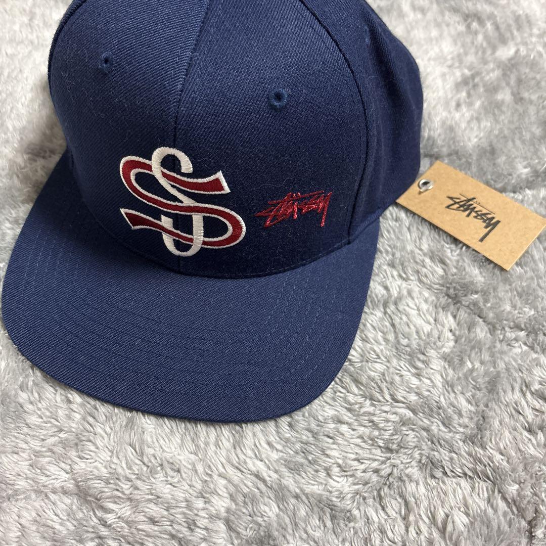 STUSSY BIG LEAGLE POINT CROWN CAP キャップ