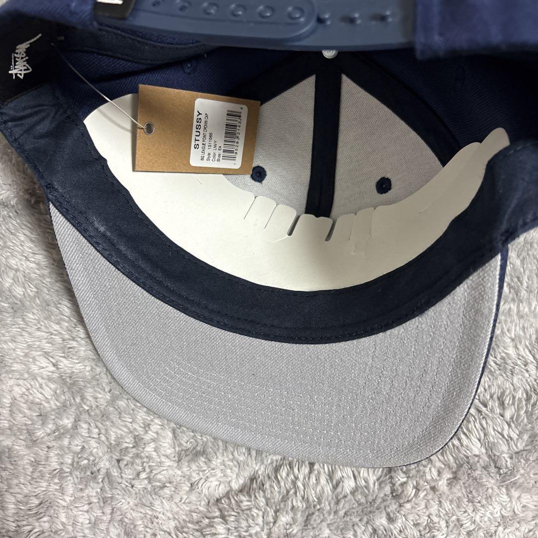 STUSSY BIG LEAGLE POINT CROWN CAP キャップ