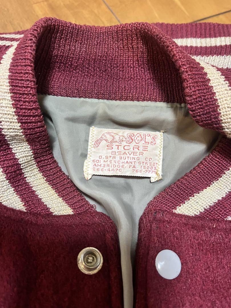 70,s〜80,s store beaverスタジャン　ビッグサイズ